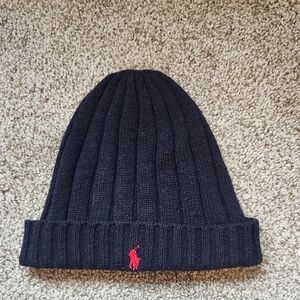 Polo Ralph Lauren Wool Beanie Dark Blue